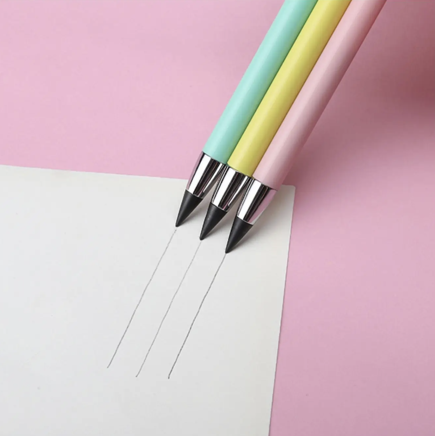 6x Infinity Pencils with Erasers