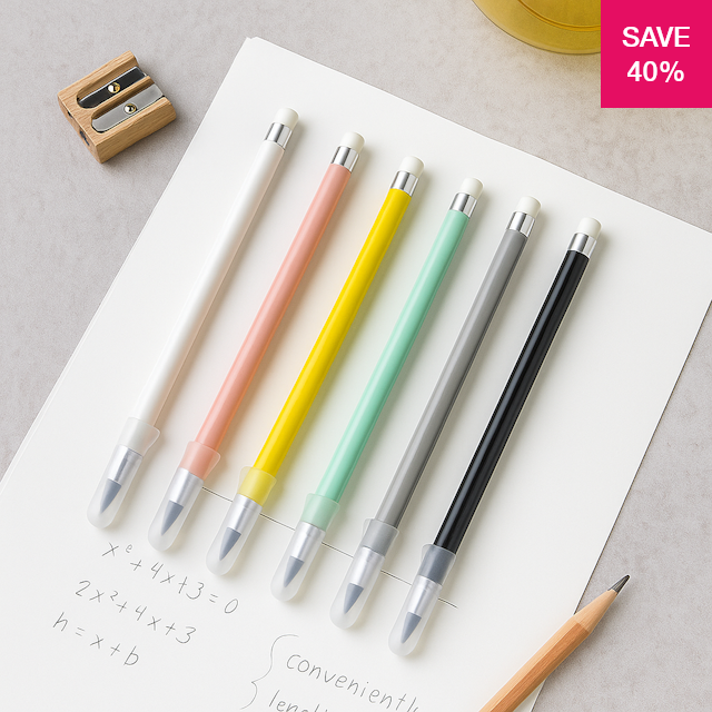 40% off on 6x Infinity Pencils with Erasers | OneDayOnly