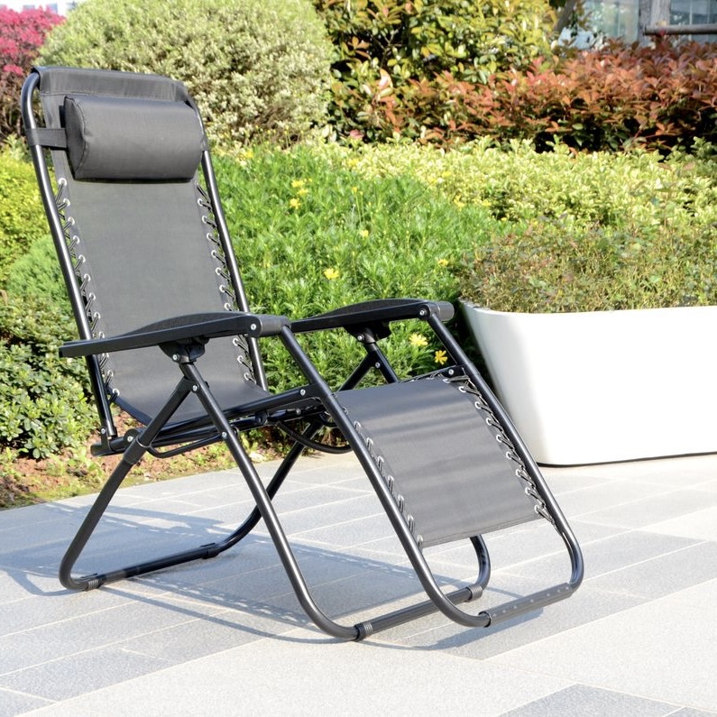 Woven Fabric Sun Lounger