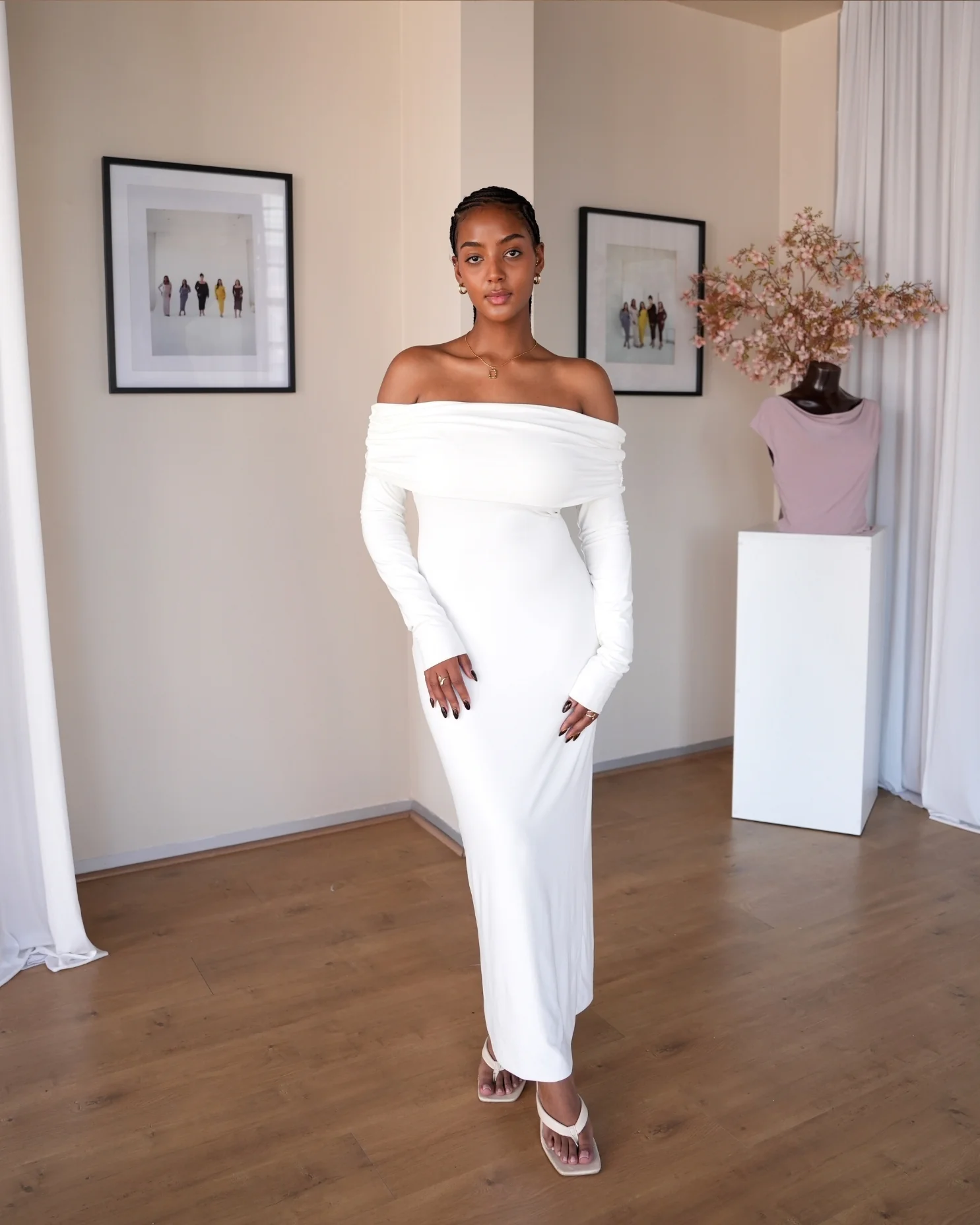 46% off on Ladies Off Shoulder Bardot Dress | OneDayOnly