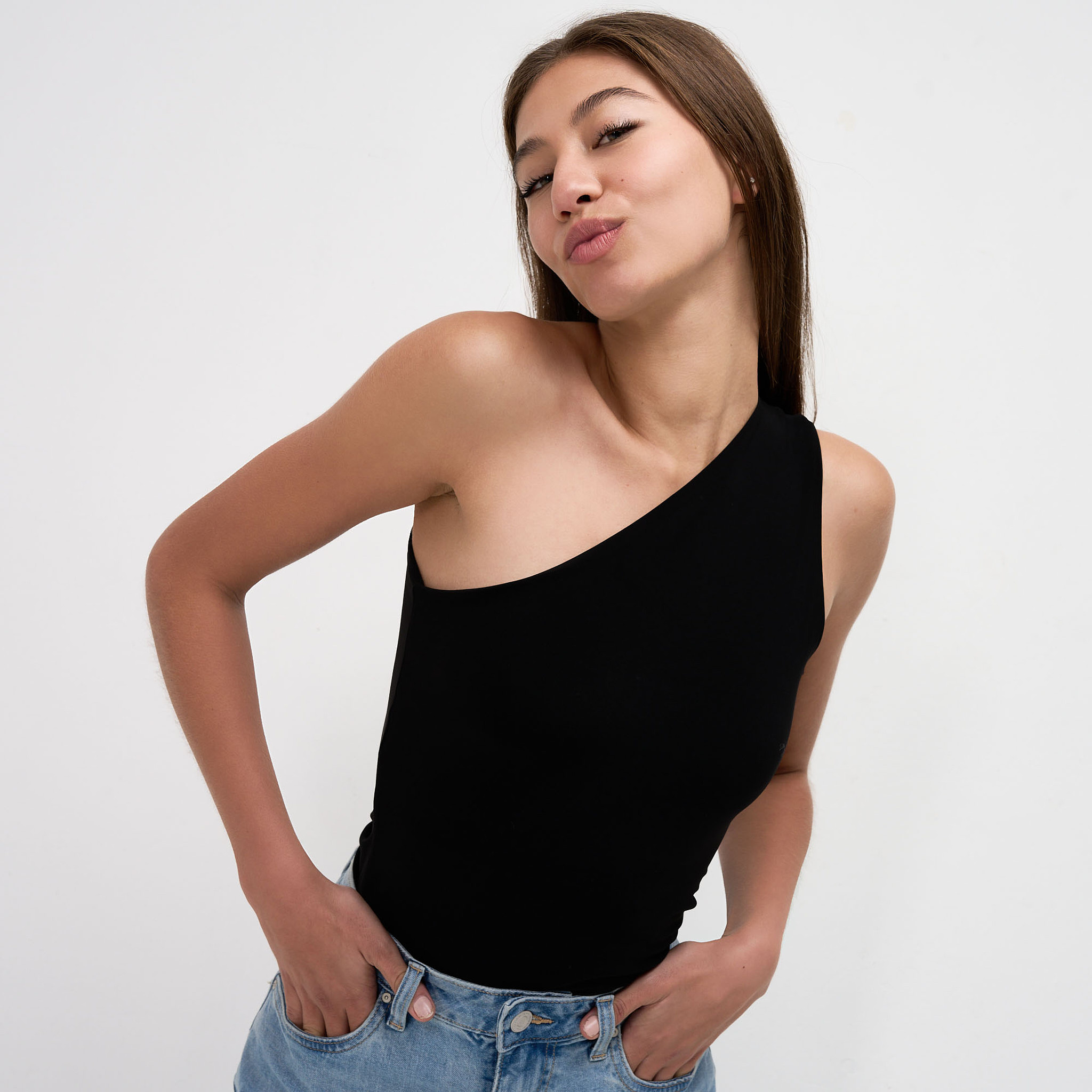 Ladies One Shoulder Top