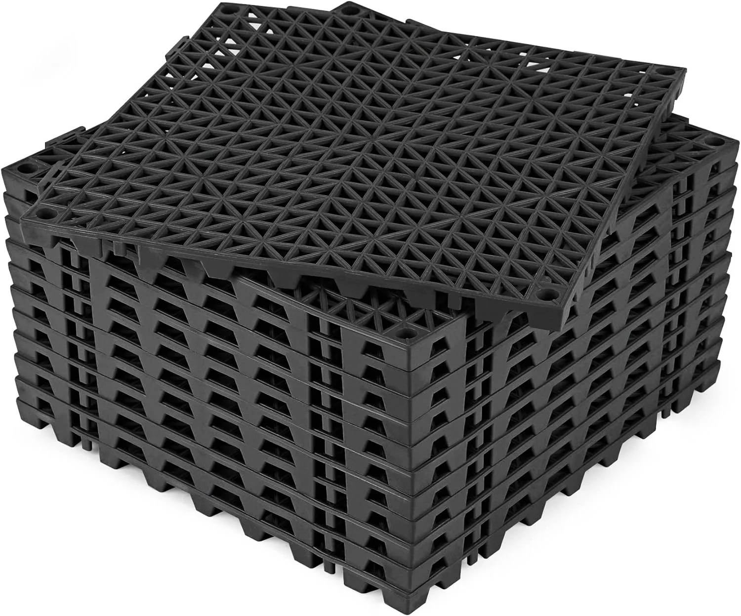 18x Interlocking Drainage Tiles