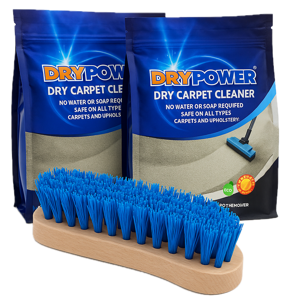 3-Piece Dry Carpet Cleaner Bundle