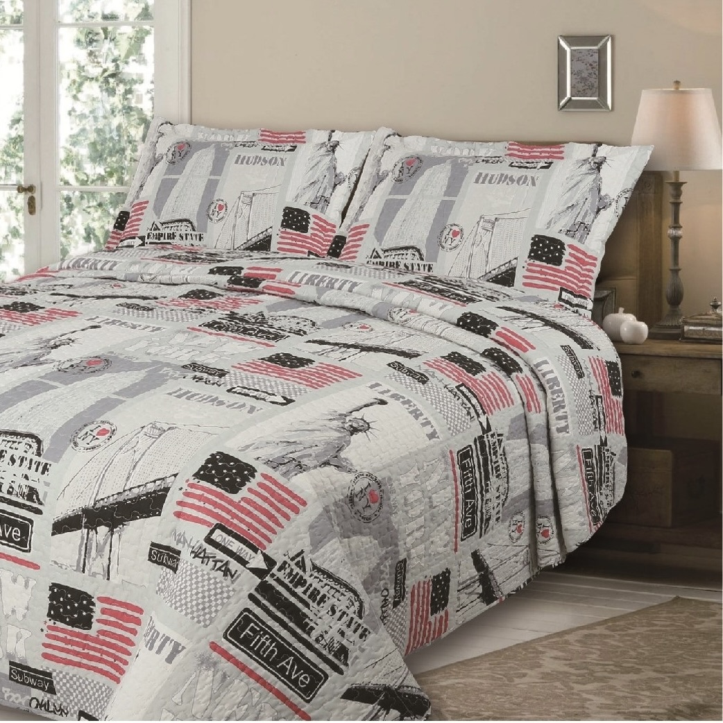 Liberty Printed Quilted Bedspread