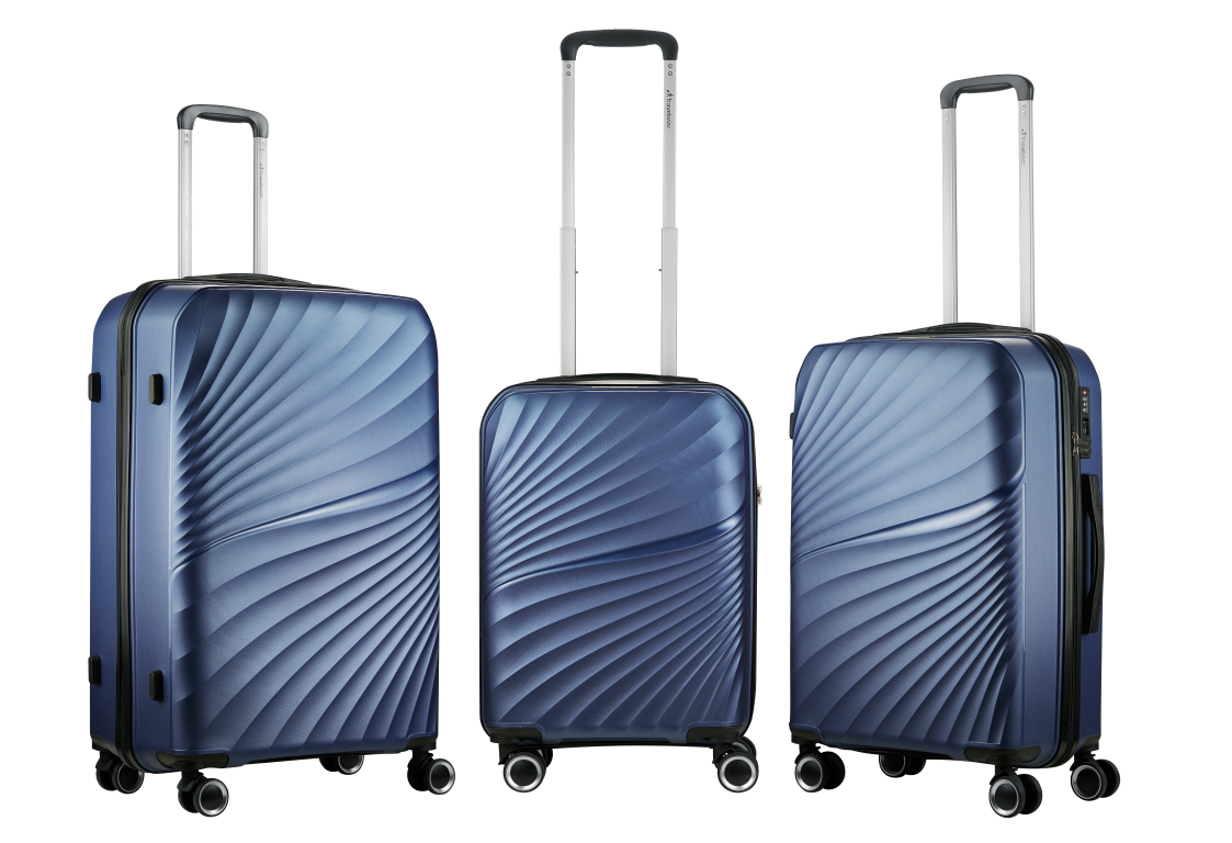Quartz 4-Wheel Spinner Travel Suitcase With TSA Lock