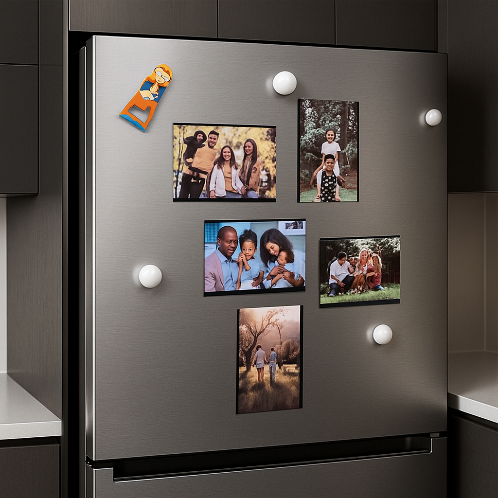 5x Self Adhesive Magnetic Picture Frames