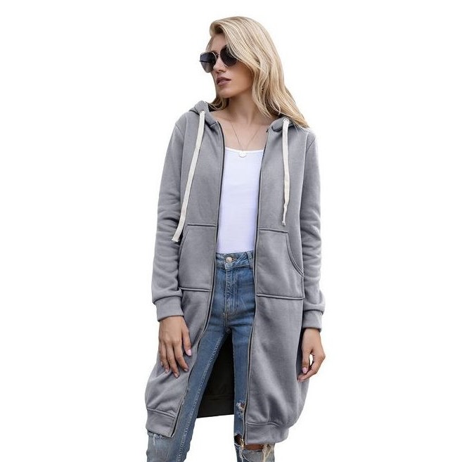 29% off on Miss Flair Ladies Long Zipper Hoodie | OneDayOnly