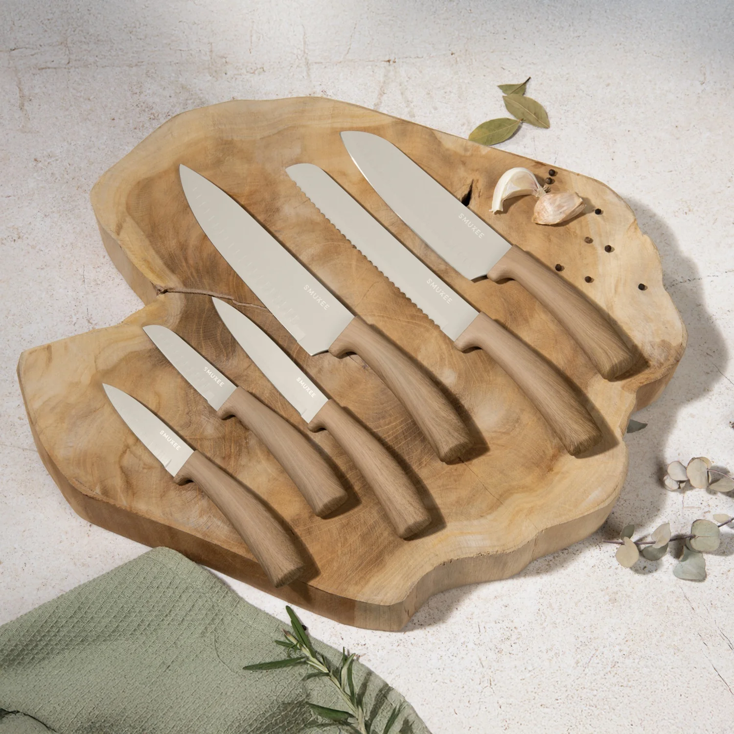 72% off on 6-Piece Stainless Steel Knife Set | OneDayOnly