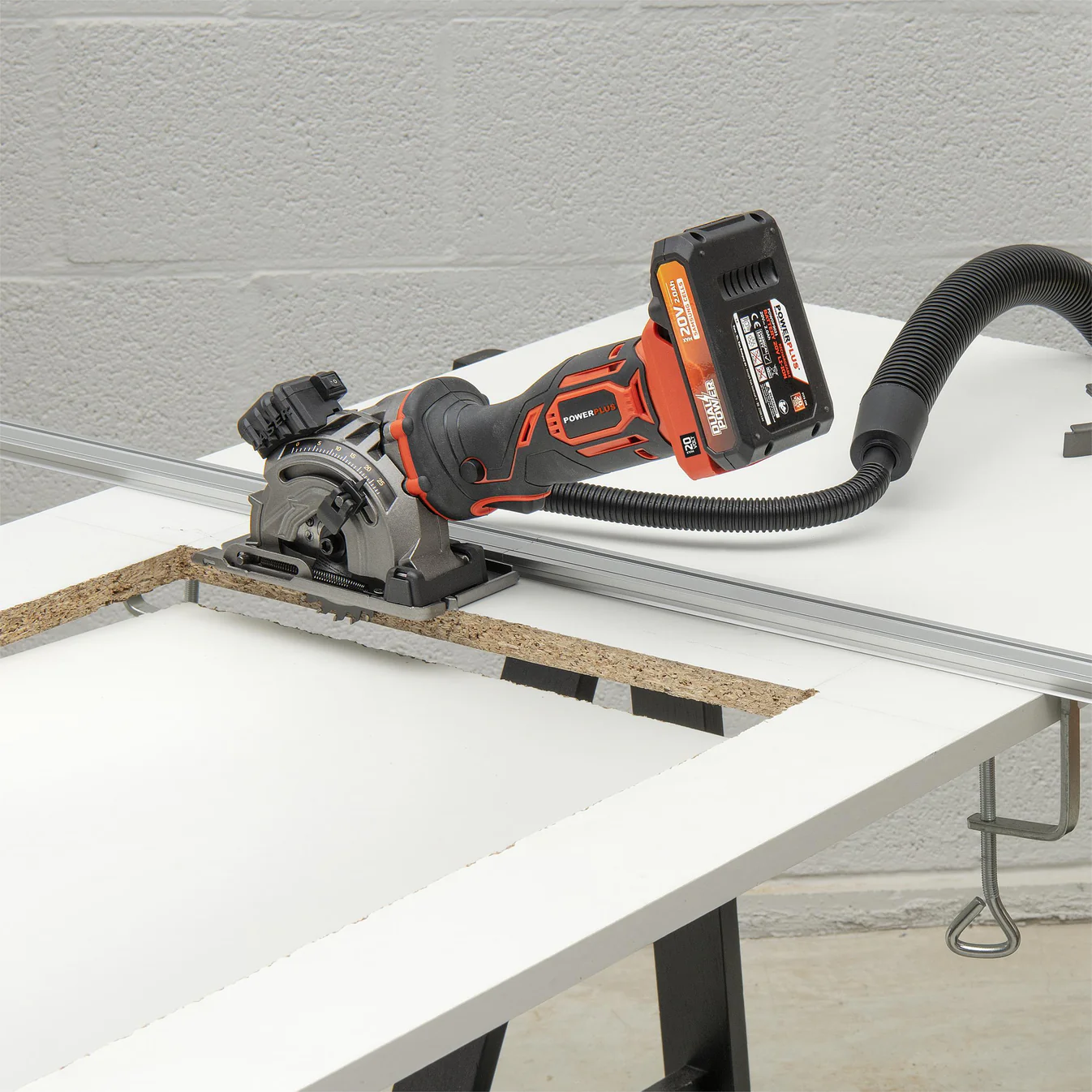 20V Cordless Plunge Saw, Battery And Charger Combo