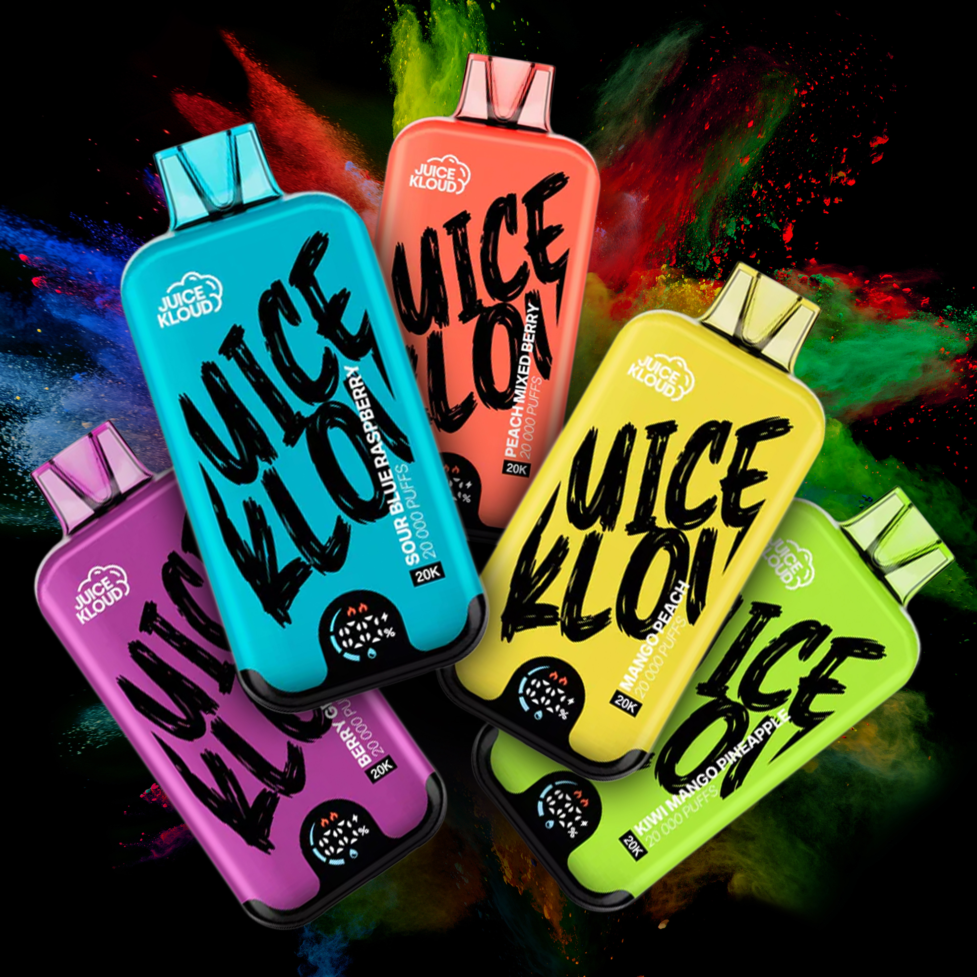 5x Juice Kloud 20K 20000 Puff Disposable Vapes