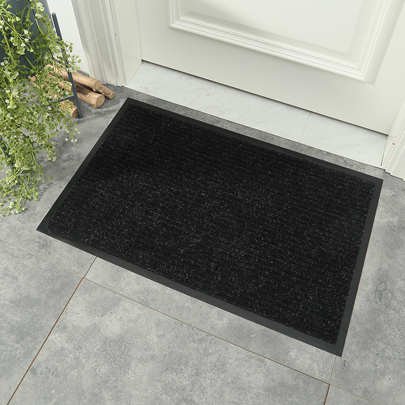 Non-Slip Dirt-Trapping Rubber Doormat