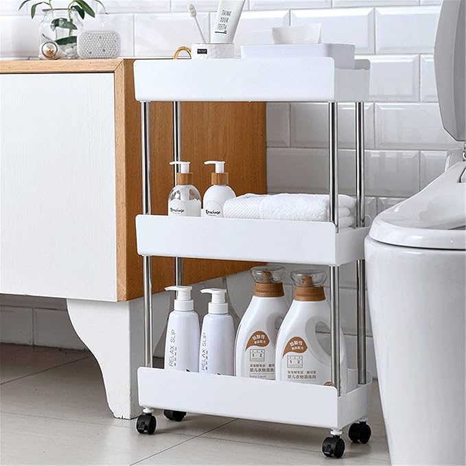 Storage Shelves with Wheels