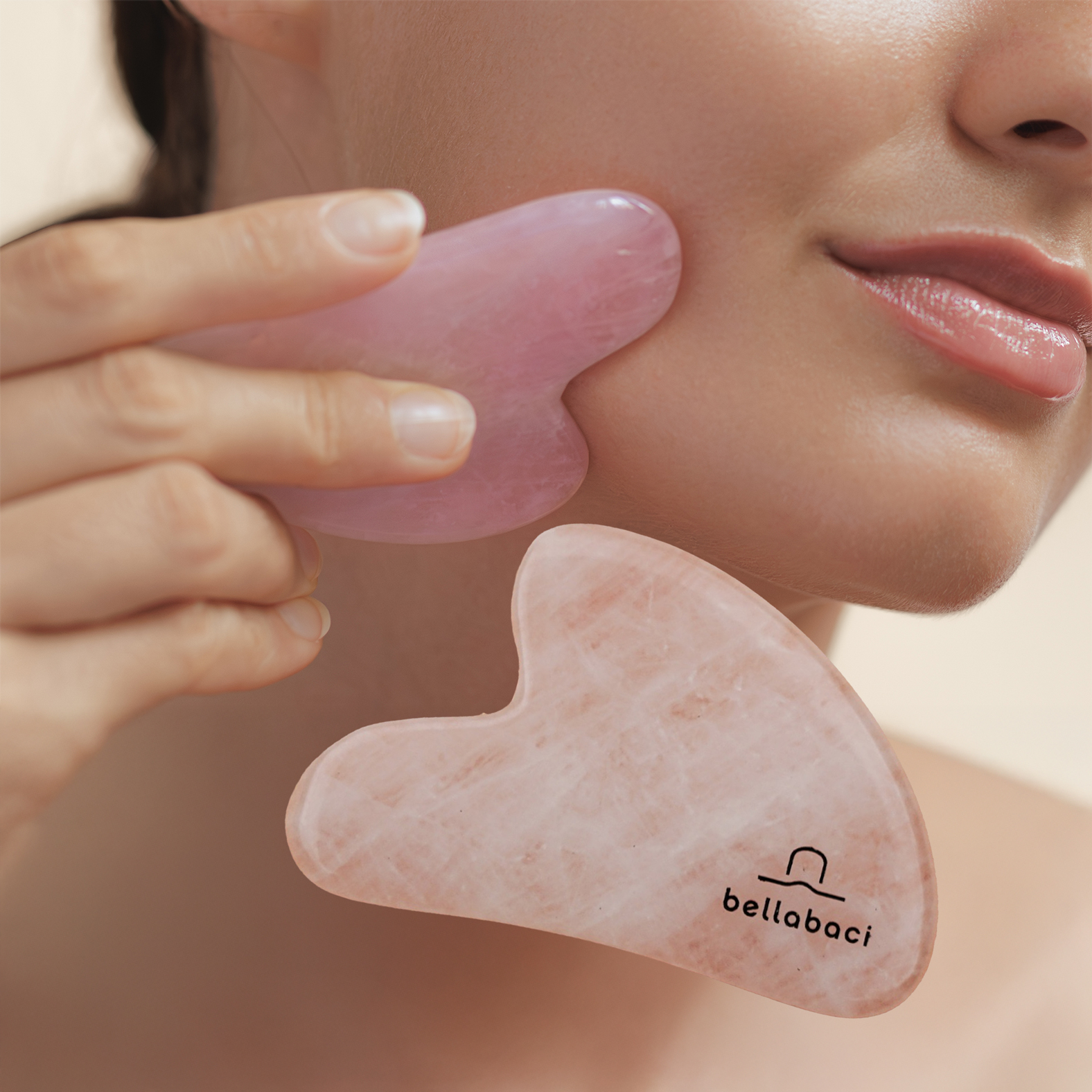 Rose Quartz Gua Sha Stone