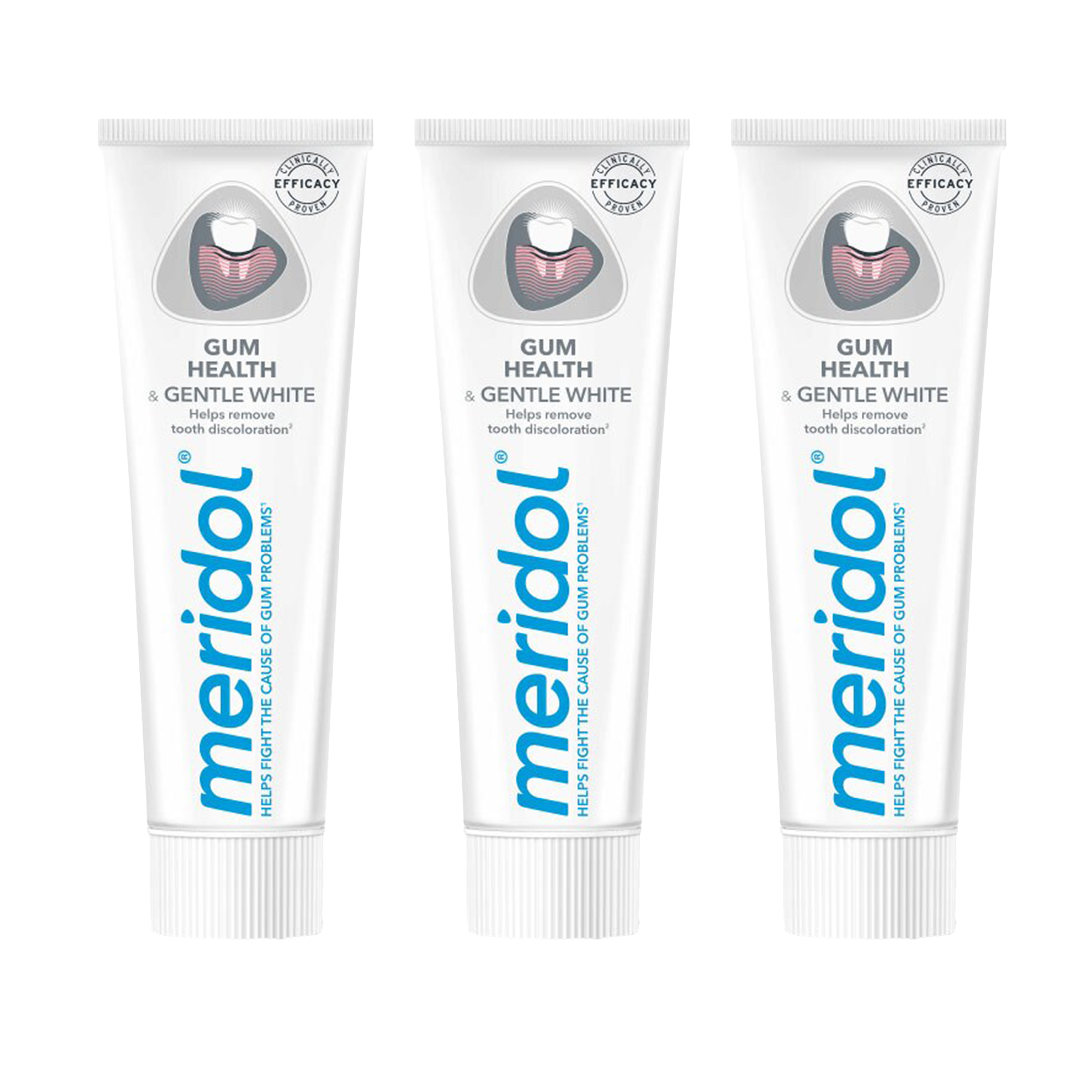 3x 75ml Gum Health Toothpastes