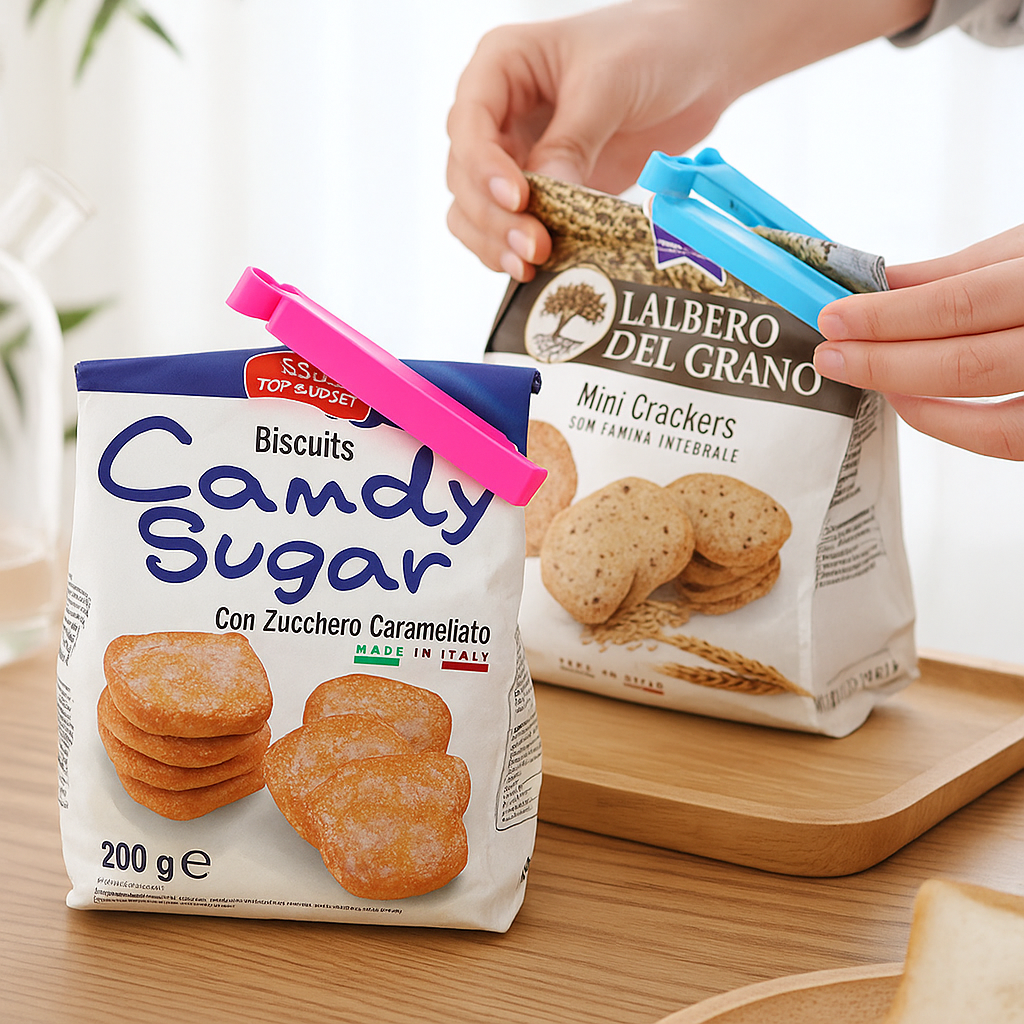 10x Reusable Food Bag Clips