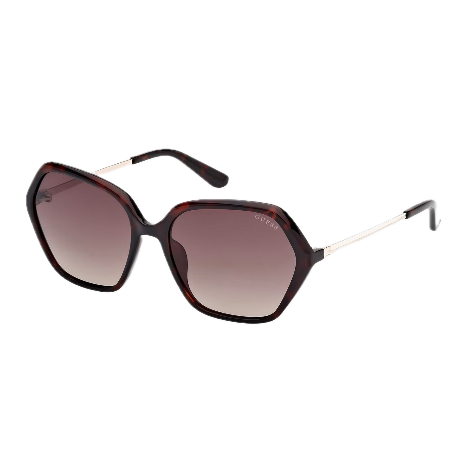 Ladies Thin Frame Geometric Sunglasses