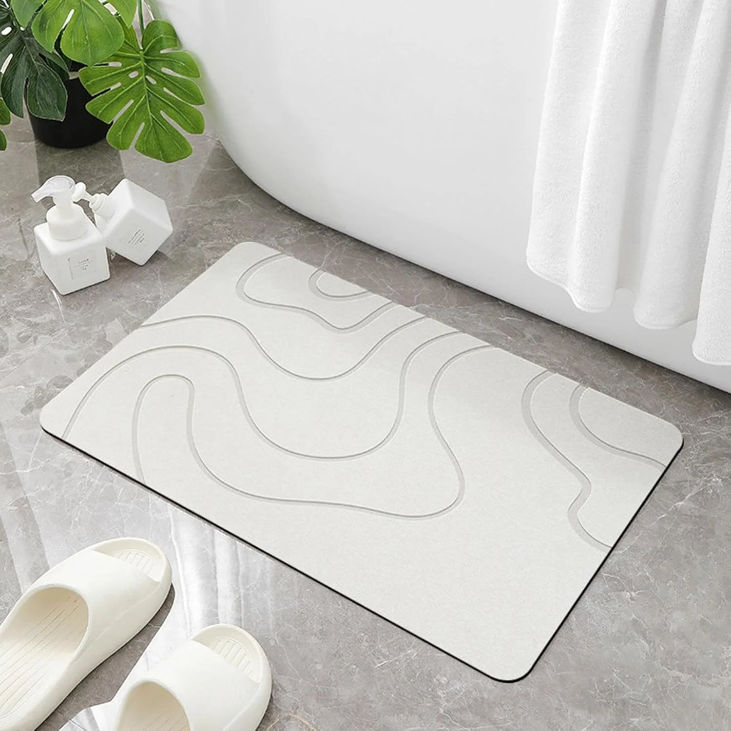 Diatomaceous Earth Stone Bath Mat