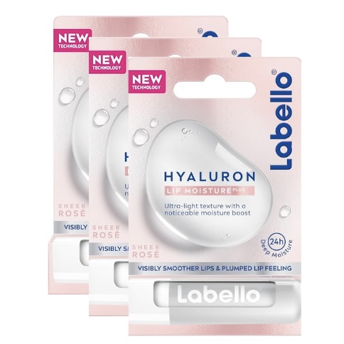 3x Rosé Hyaluron Lip Moisture Plus