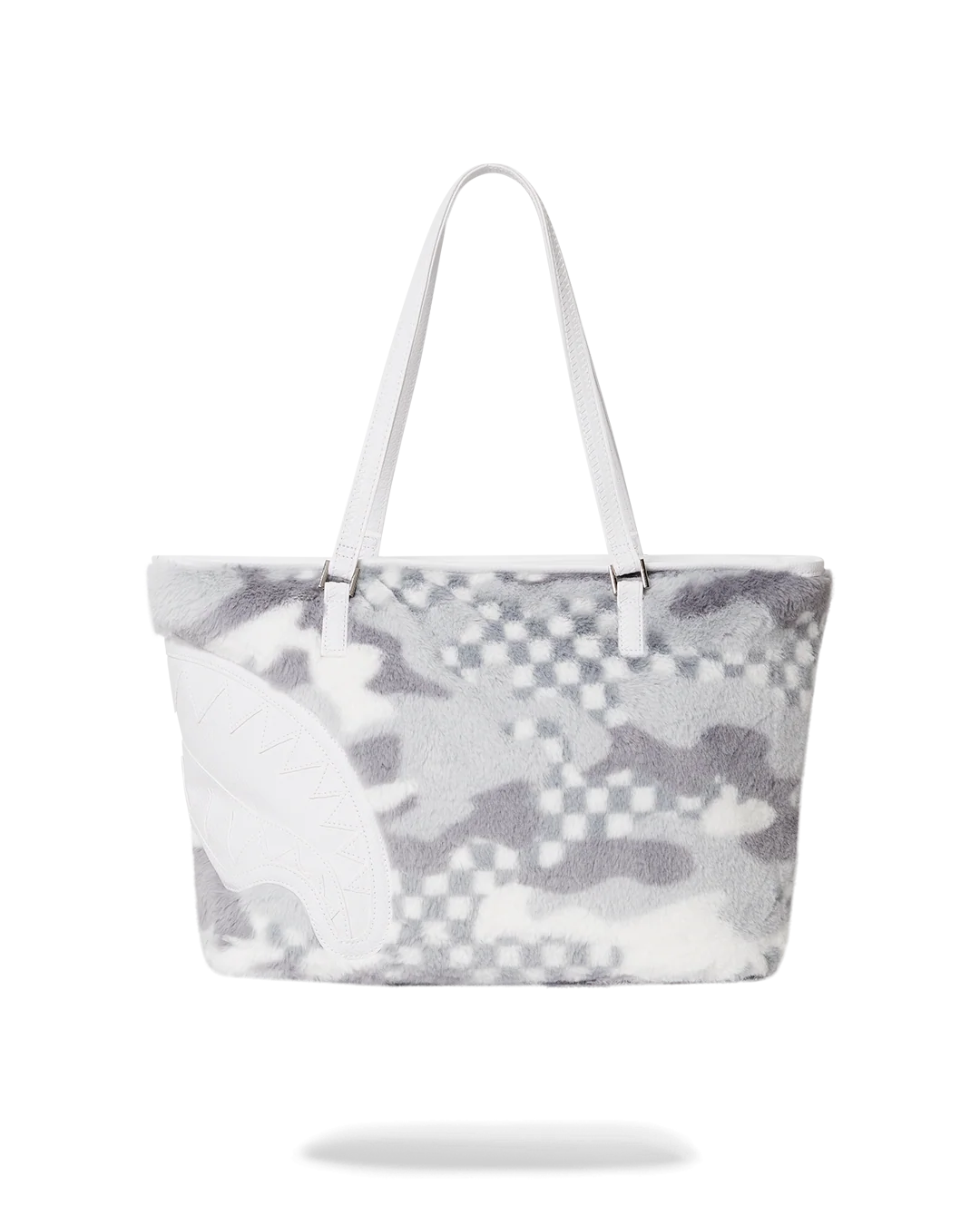 23% off on Sprayground White 3AM Fur Bag | OneDayOnly