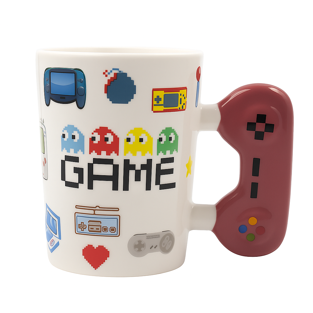 46% off on GameSip Tall Retro Gamer Mug | OneDayOnly