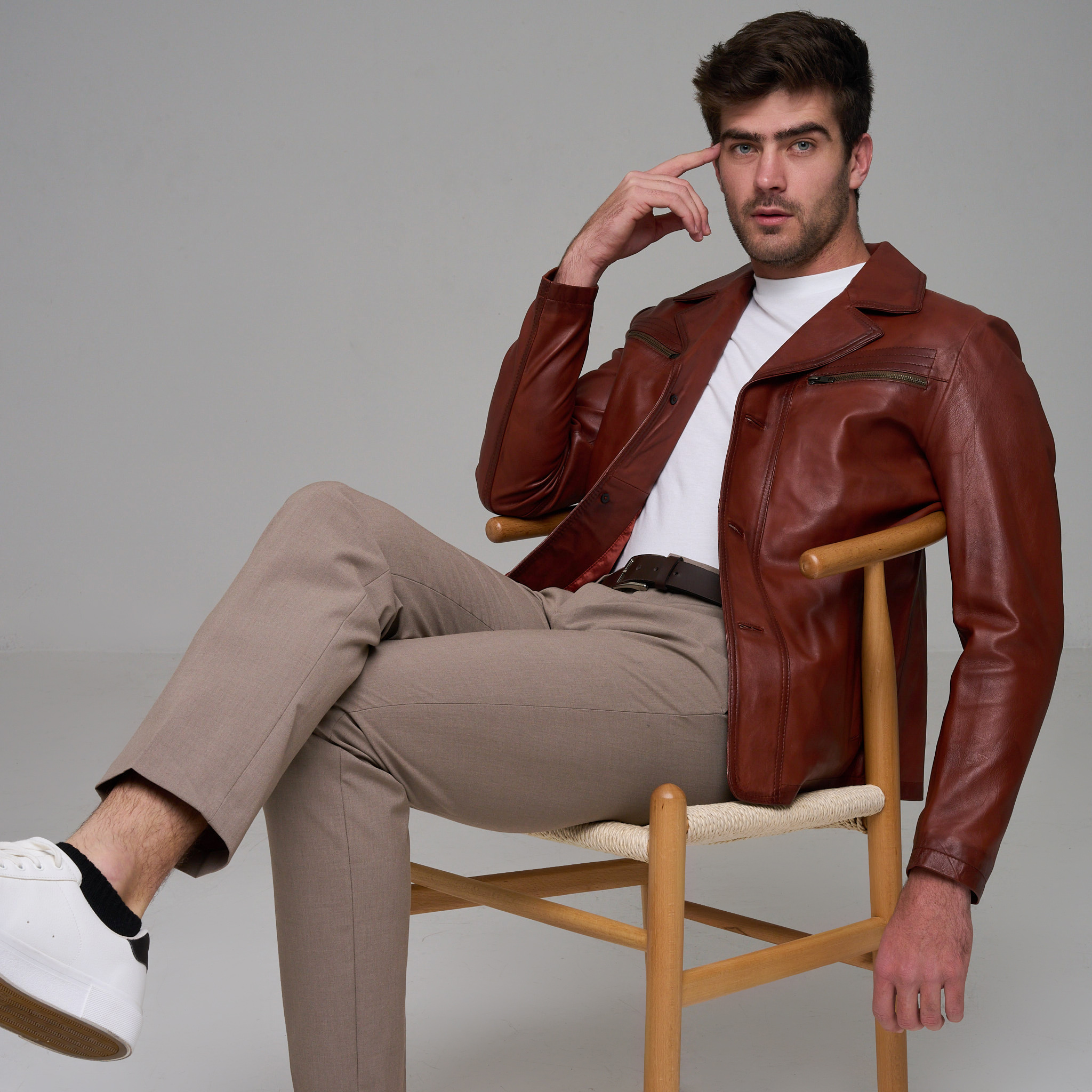 31% off on Charles Long Leather Jacket | OneDayOnly