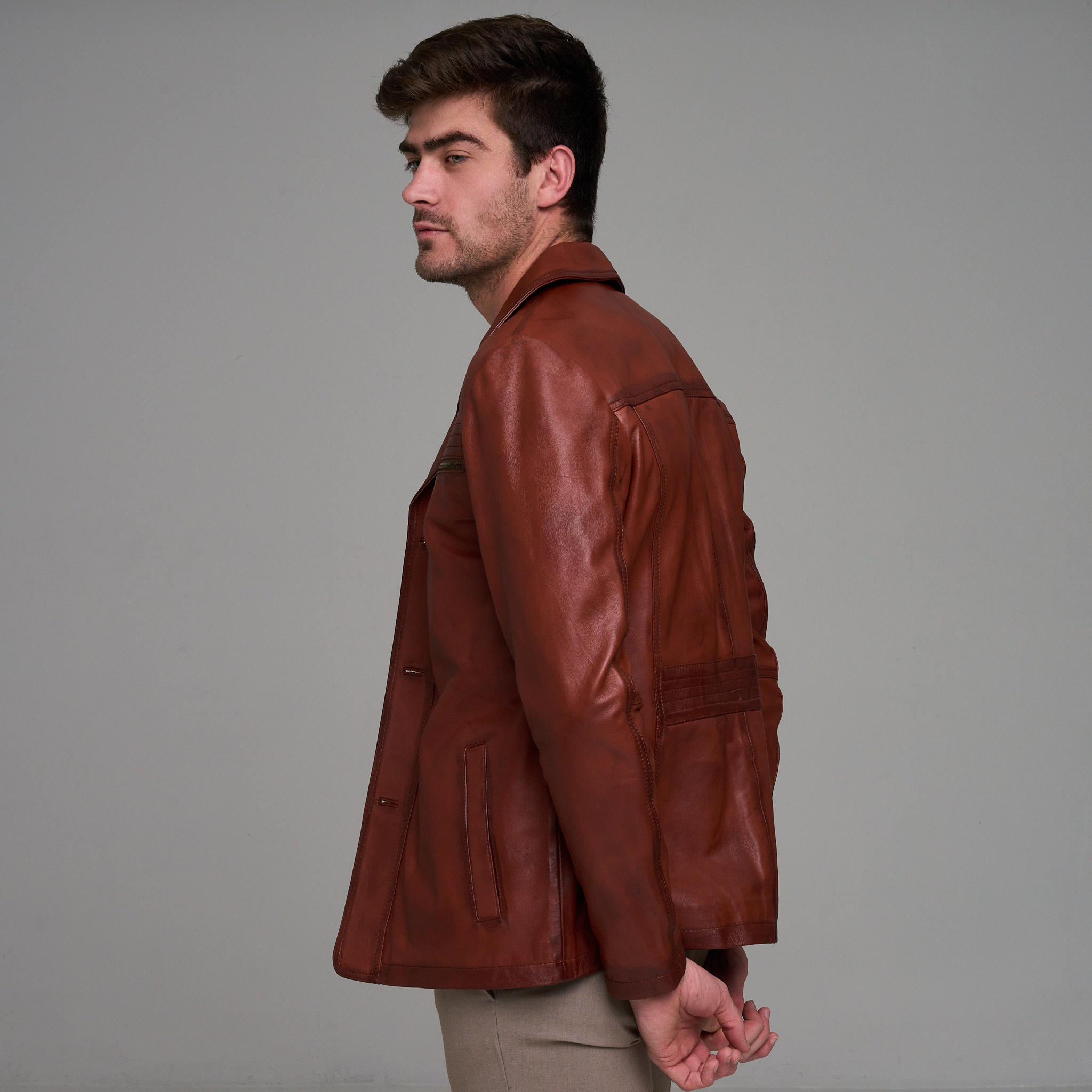 31% off on Charles Long Leather Jacket | OneDayOnly