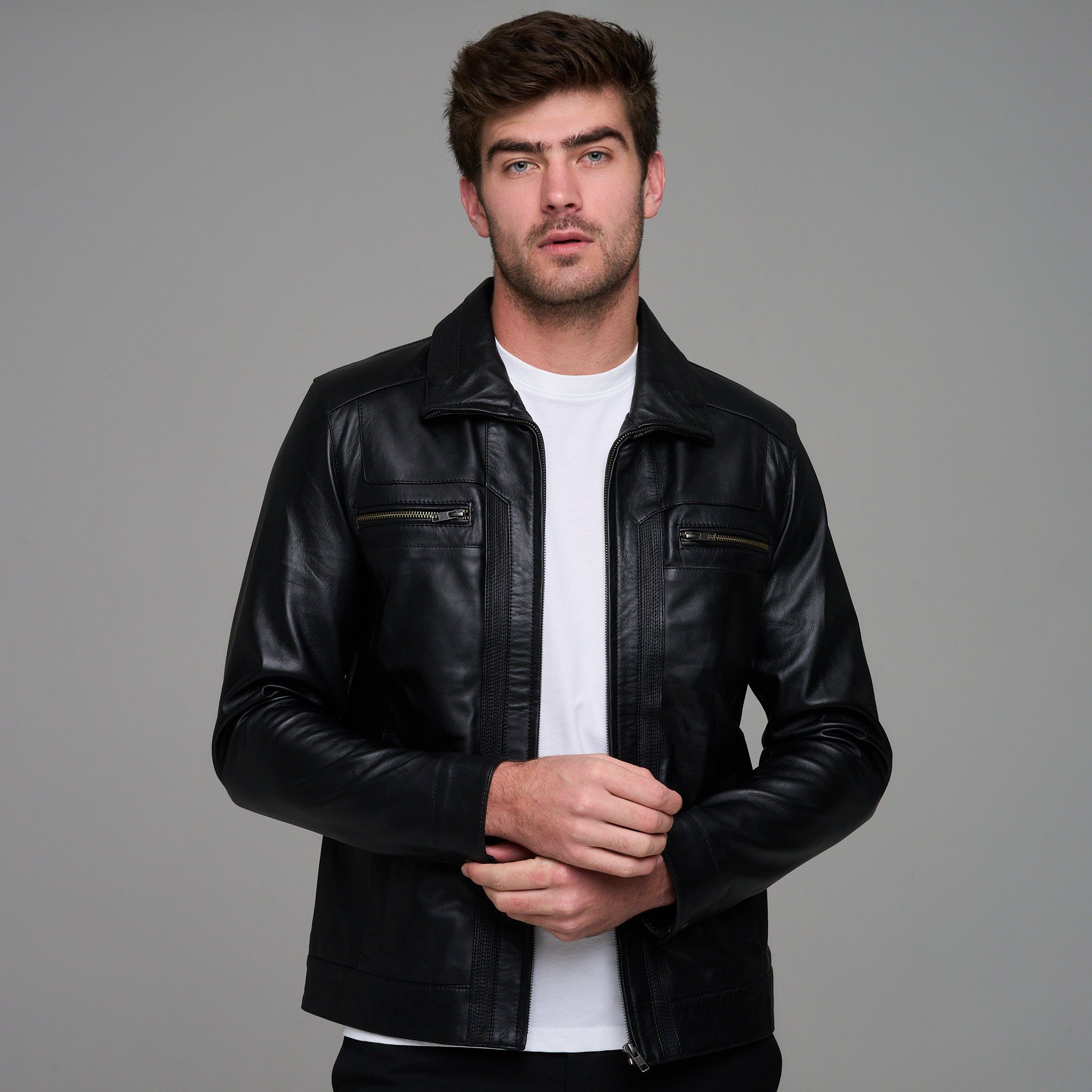 31% off on Charles Long Leather Jacket | OneDayOnly