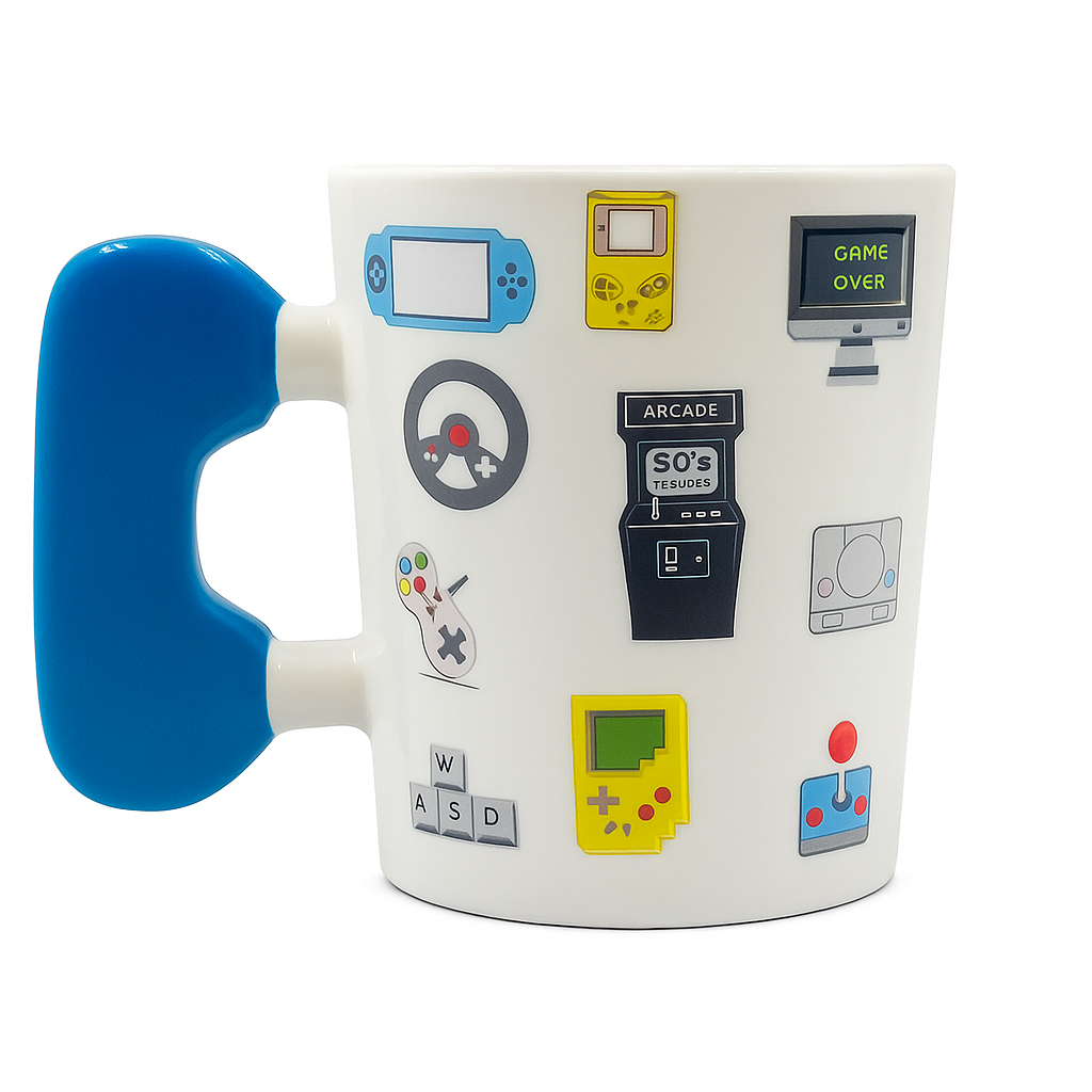 46% off on GameSip Tall Retro Gamer Mug | OneDayOnly