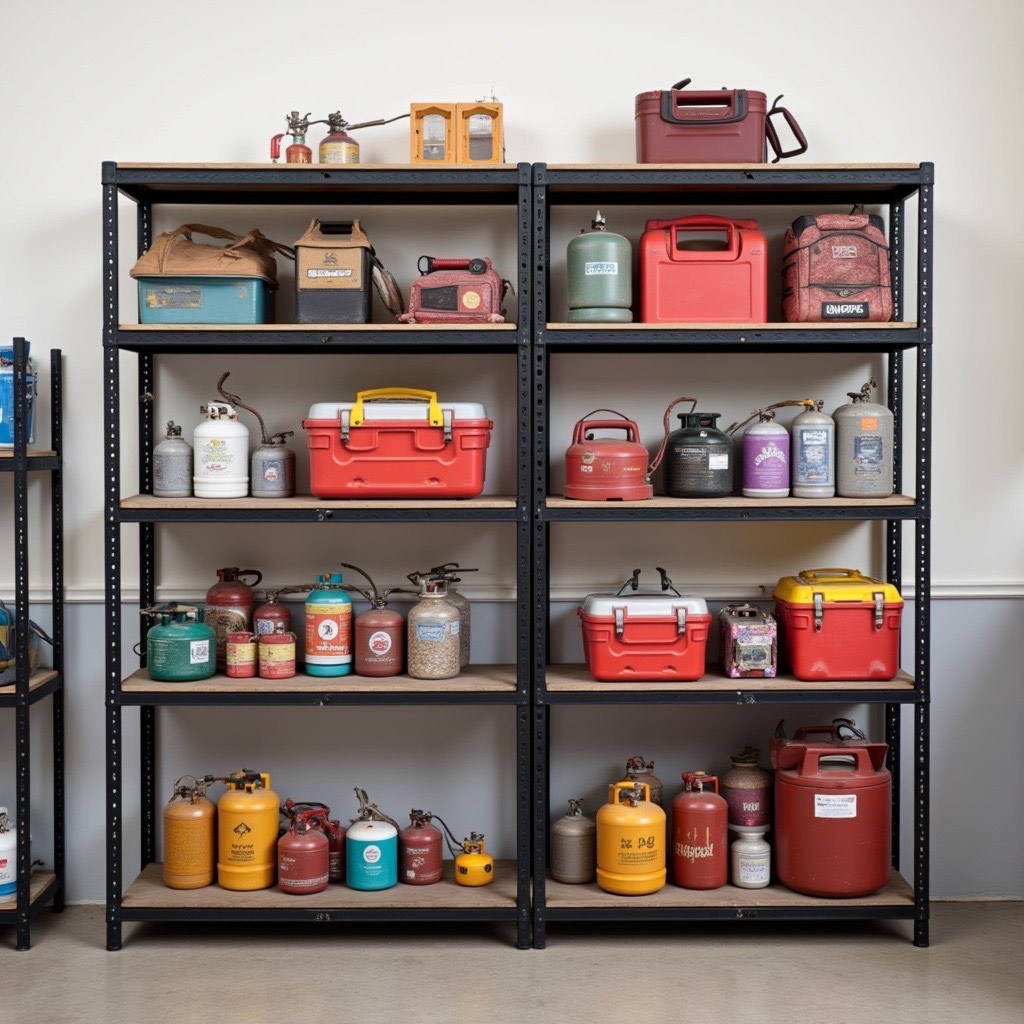 5-Tier Heavy Duty Metal Shelf Unit