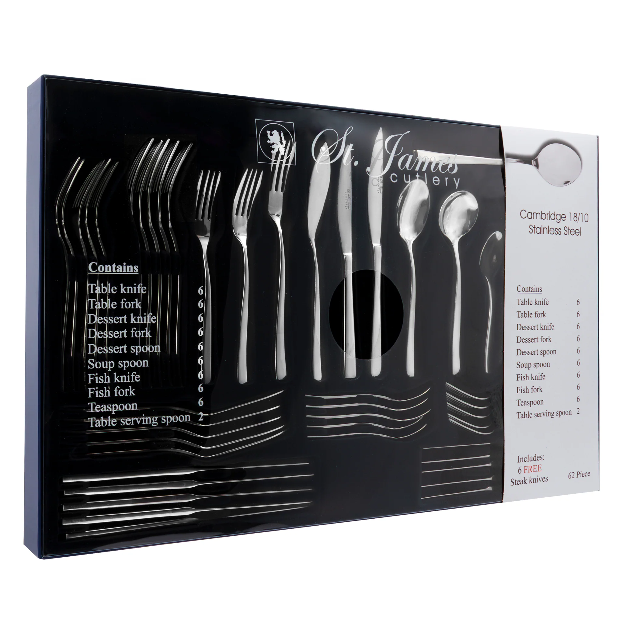 68-Piece Cambridge Cutlery Set