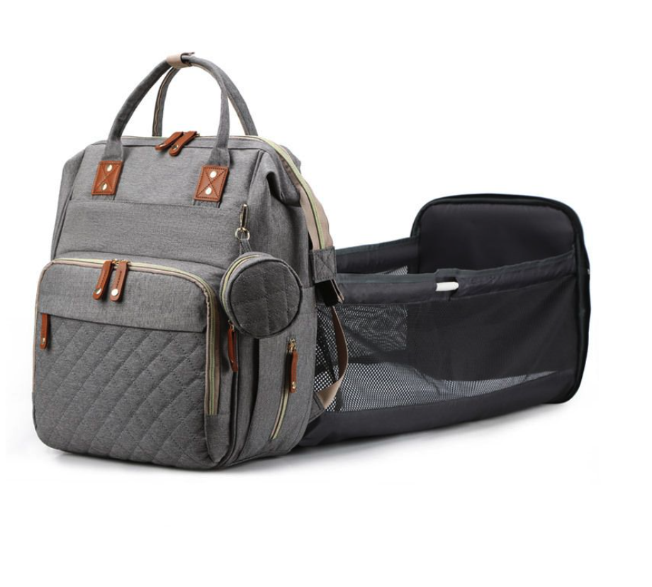 Multi-Functional Baby Diaper Bag and Bed