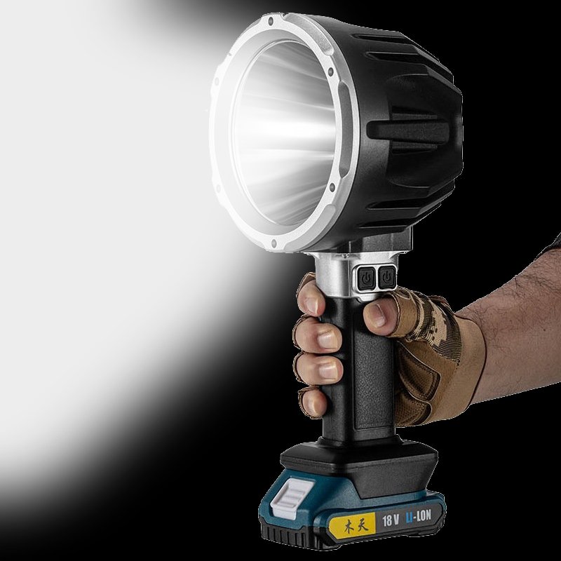 High-Powered LED Torch Rechargeable Search Light