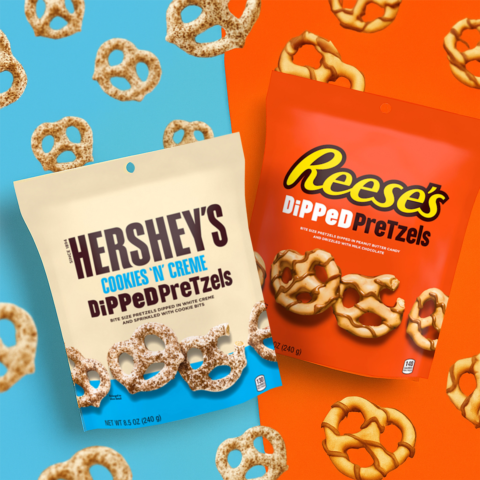 2x 120g Dipped Pretzels