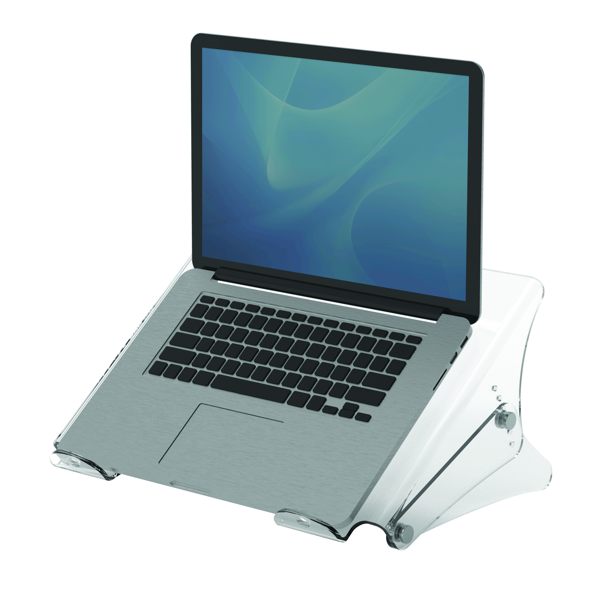 Clarity 6-Level Adjustable Acrylic Laptop Riser