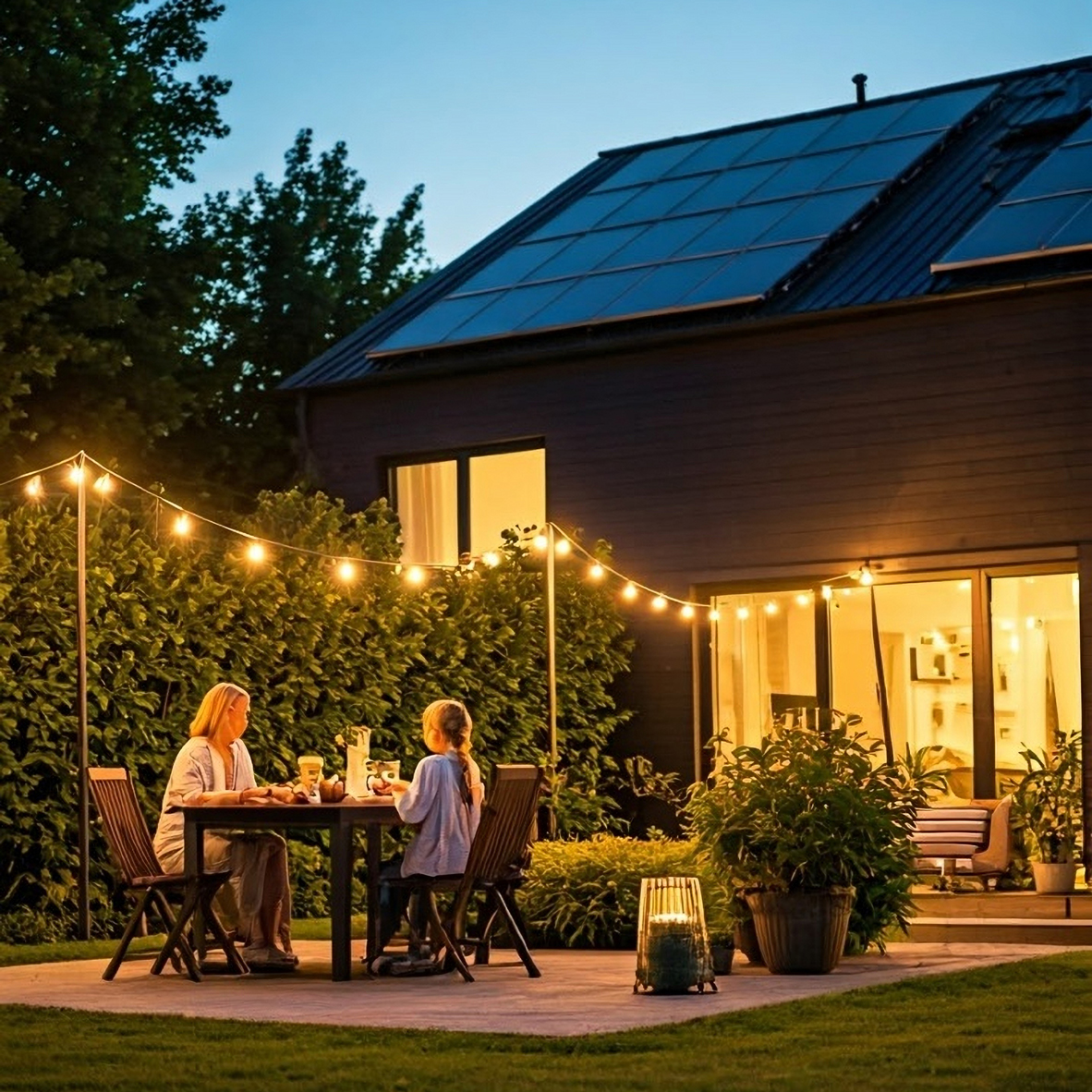 69% off on 10m Solar Festoon Outdoor String Light | OneDayOnly