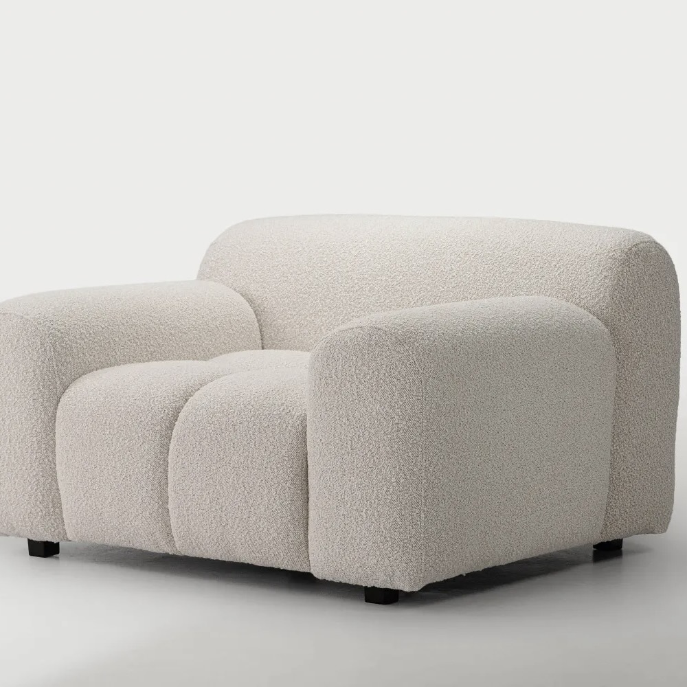 Contemporary Polyester Couch
