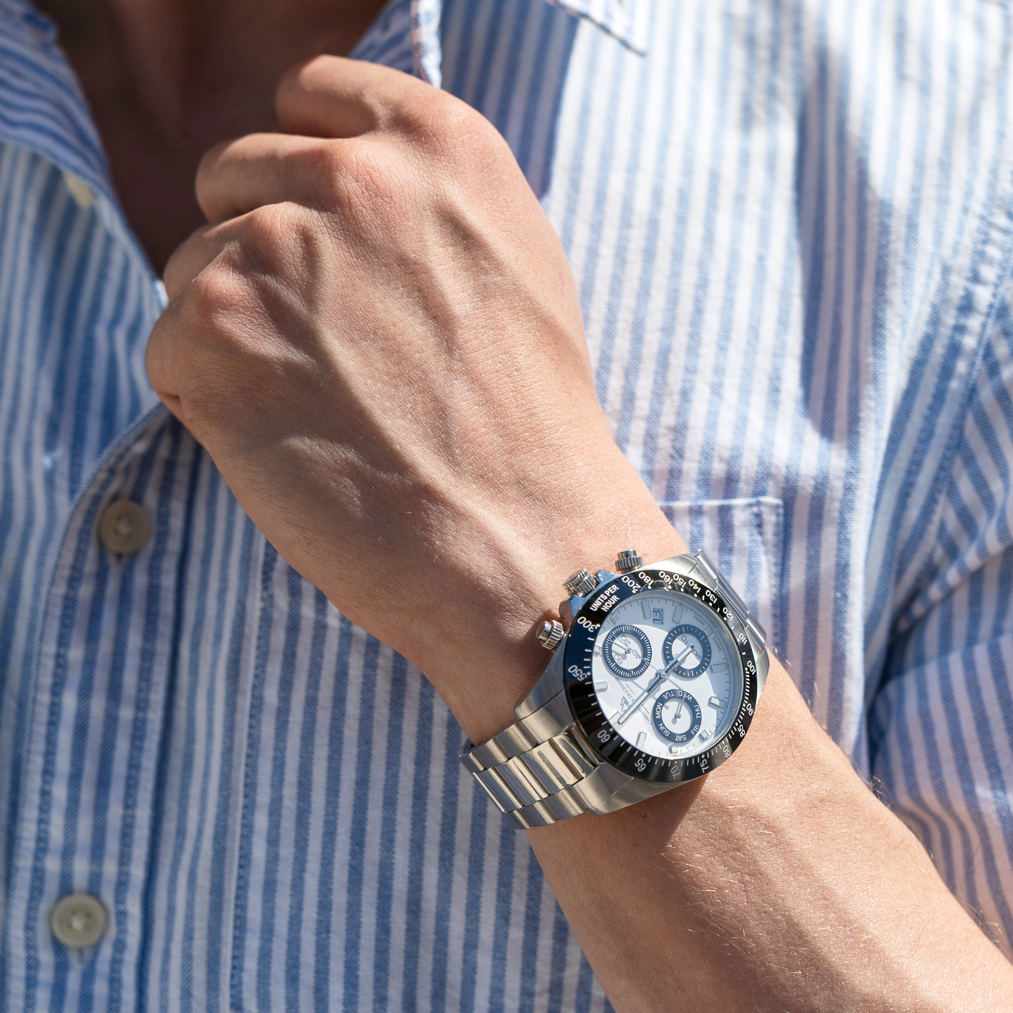 84% off on Men's Grand Mont Ceramic Watch | OneDayOnly
