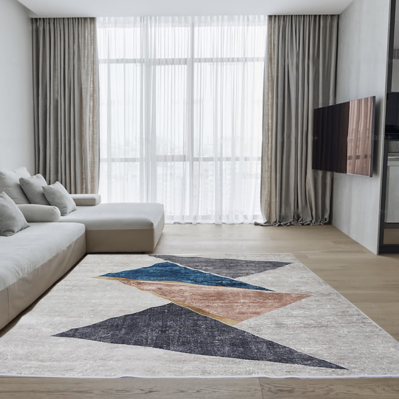 54% off on 160 x 230cm Velvet Print Rug | OneDayOnly