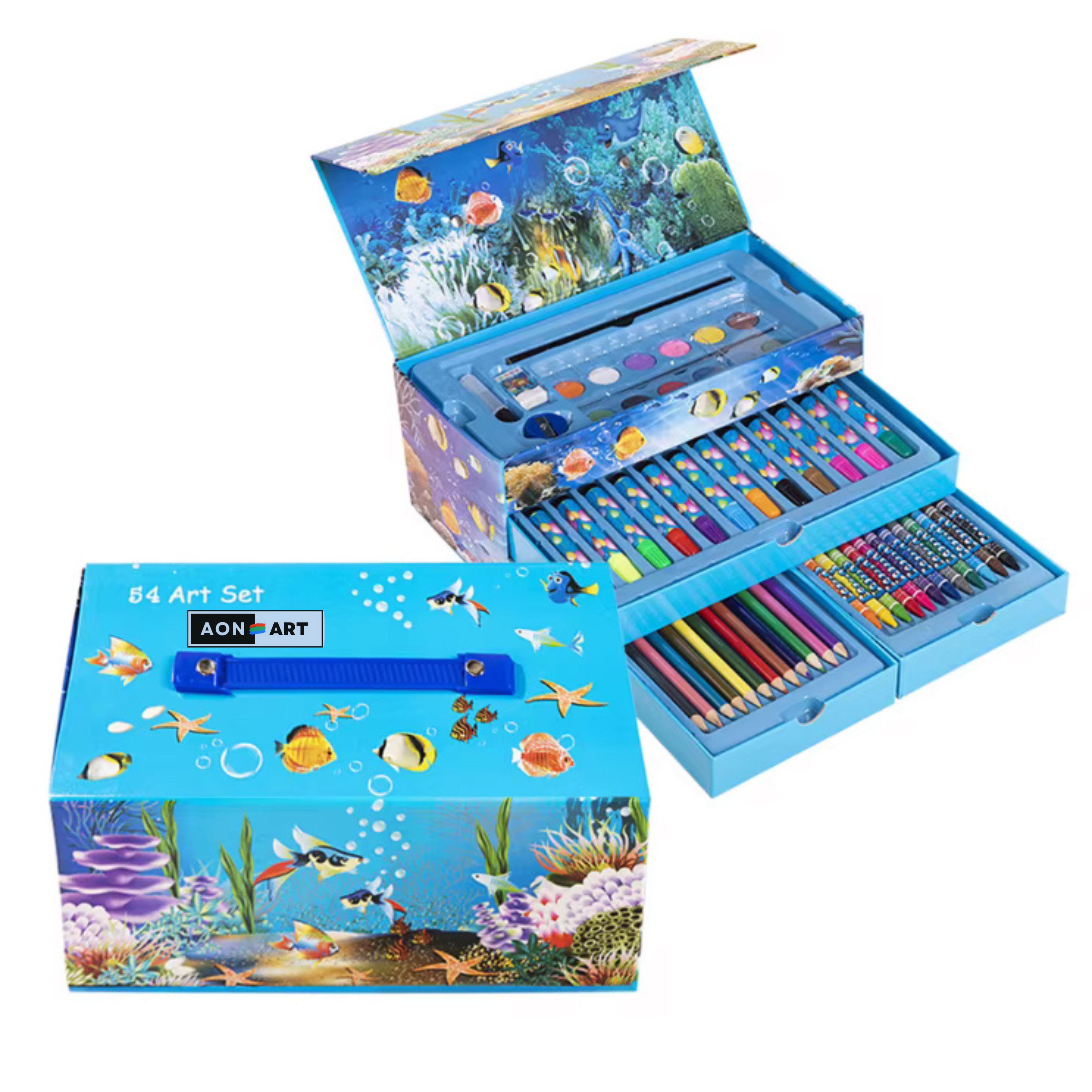 50% off on 54-Piece Art Set with Carry Case | OneDayOnly