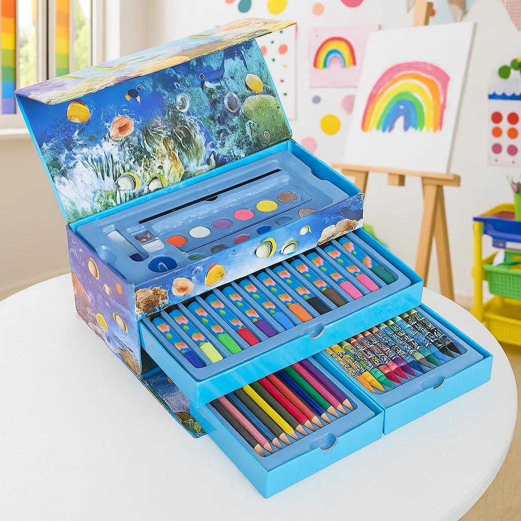 54-Piece Creative Art Set with Carry Case