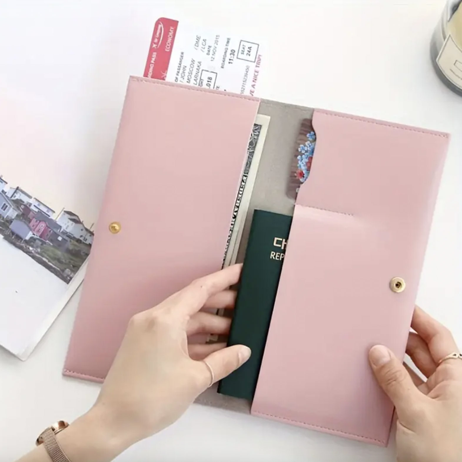 Multi-Compartment Passport and Travel Wallet