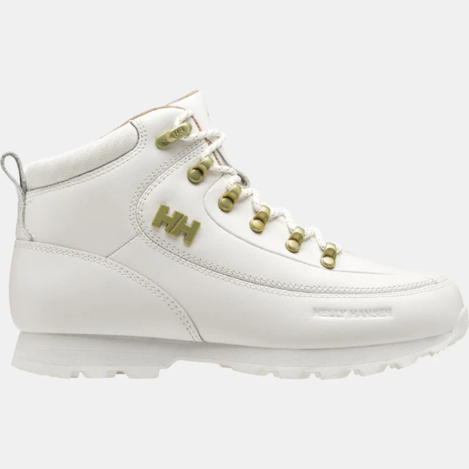 Ladies White Forester Premium Winter Boots