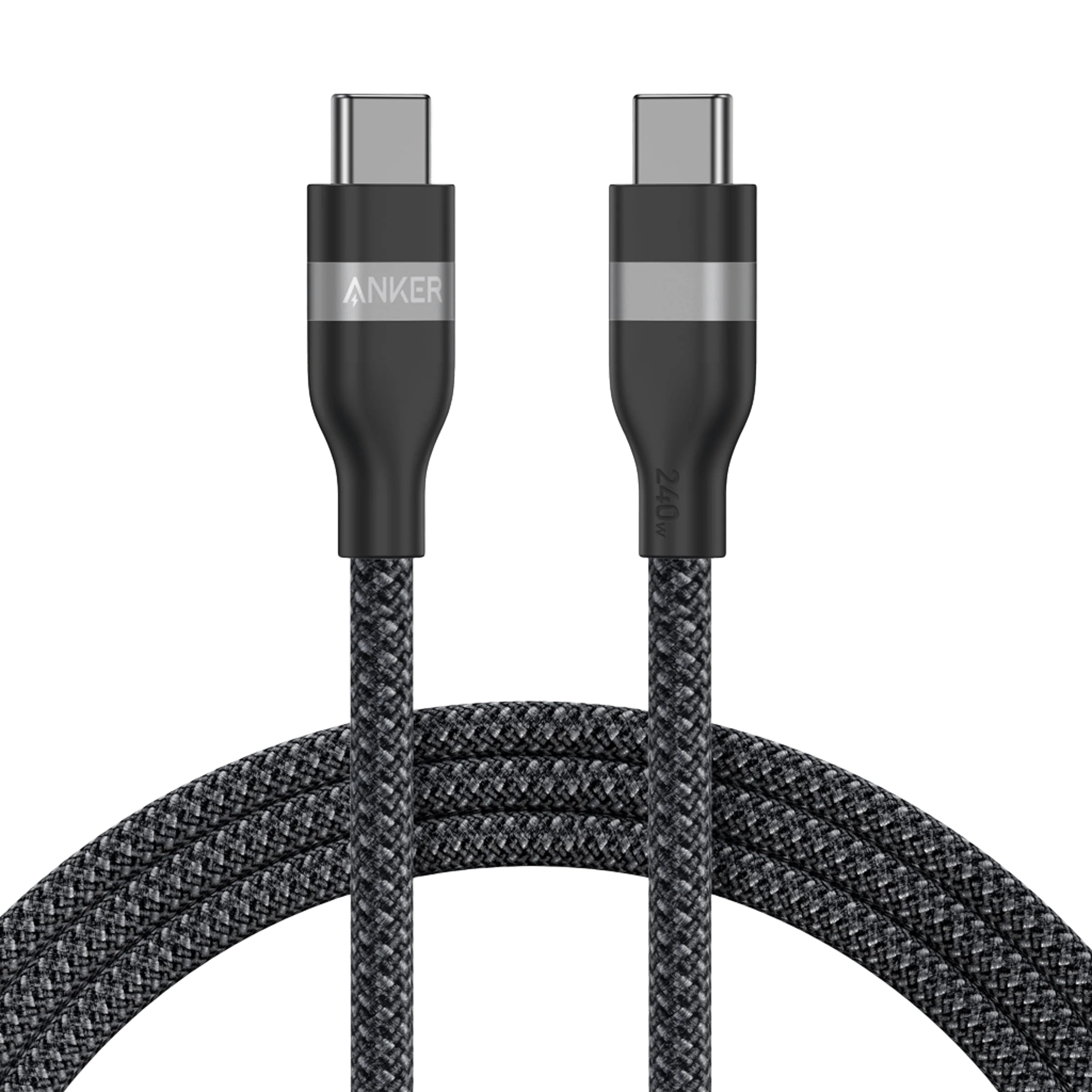 240W 1.8m USB-C Upcycled-Braided Charging Cable
