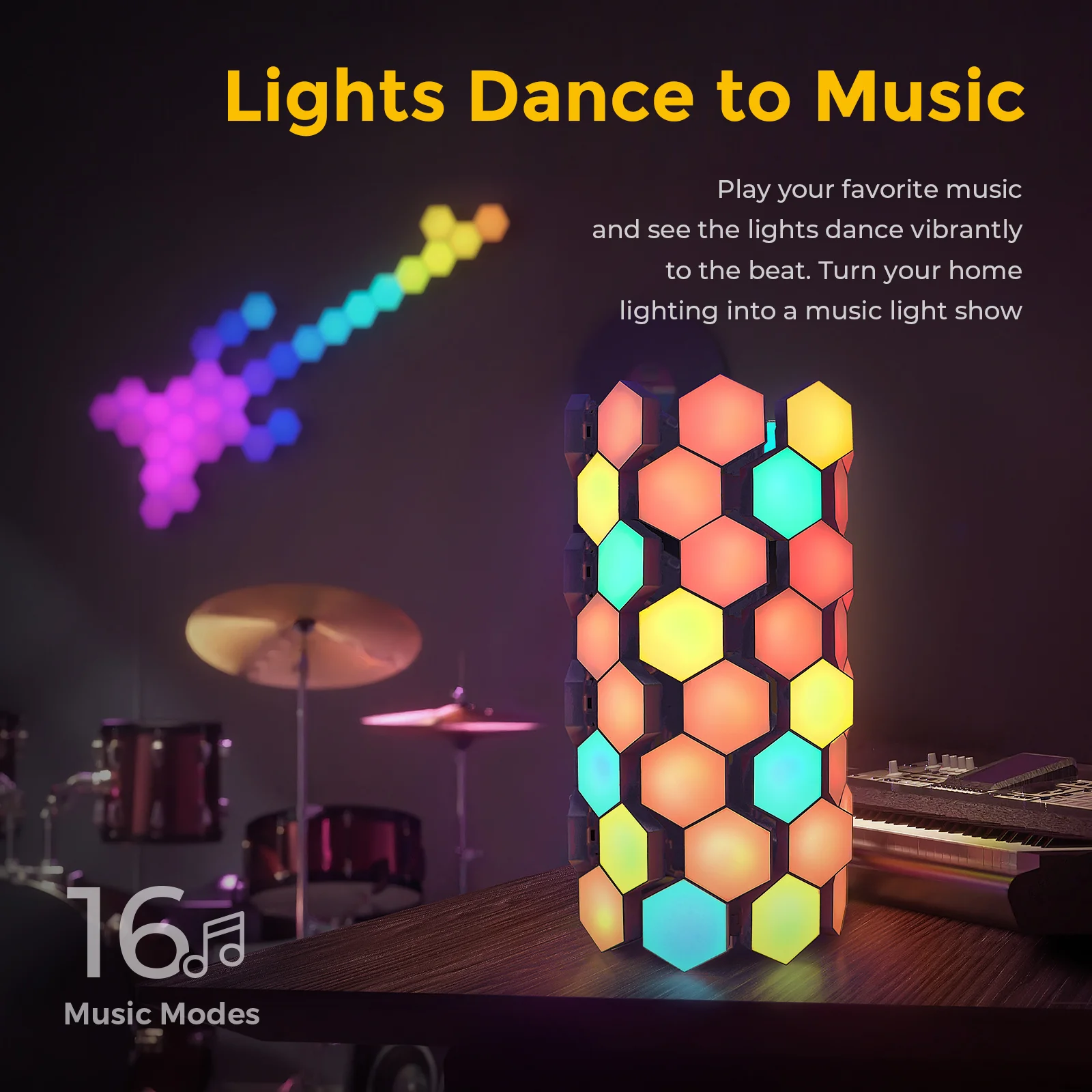 50% off on LinkedSparx 72-Piece Hexagon Lights | OneDayOnly