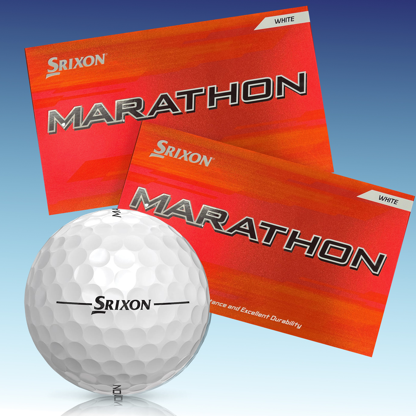 2x 15's Marathon Golf Balls