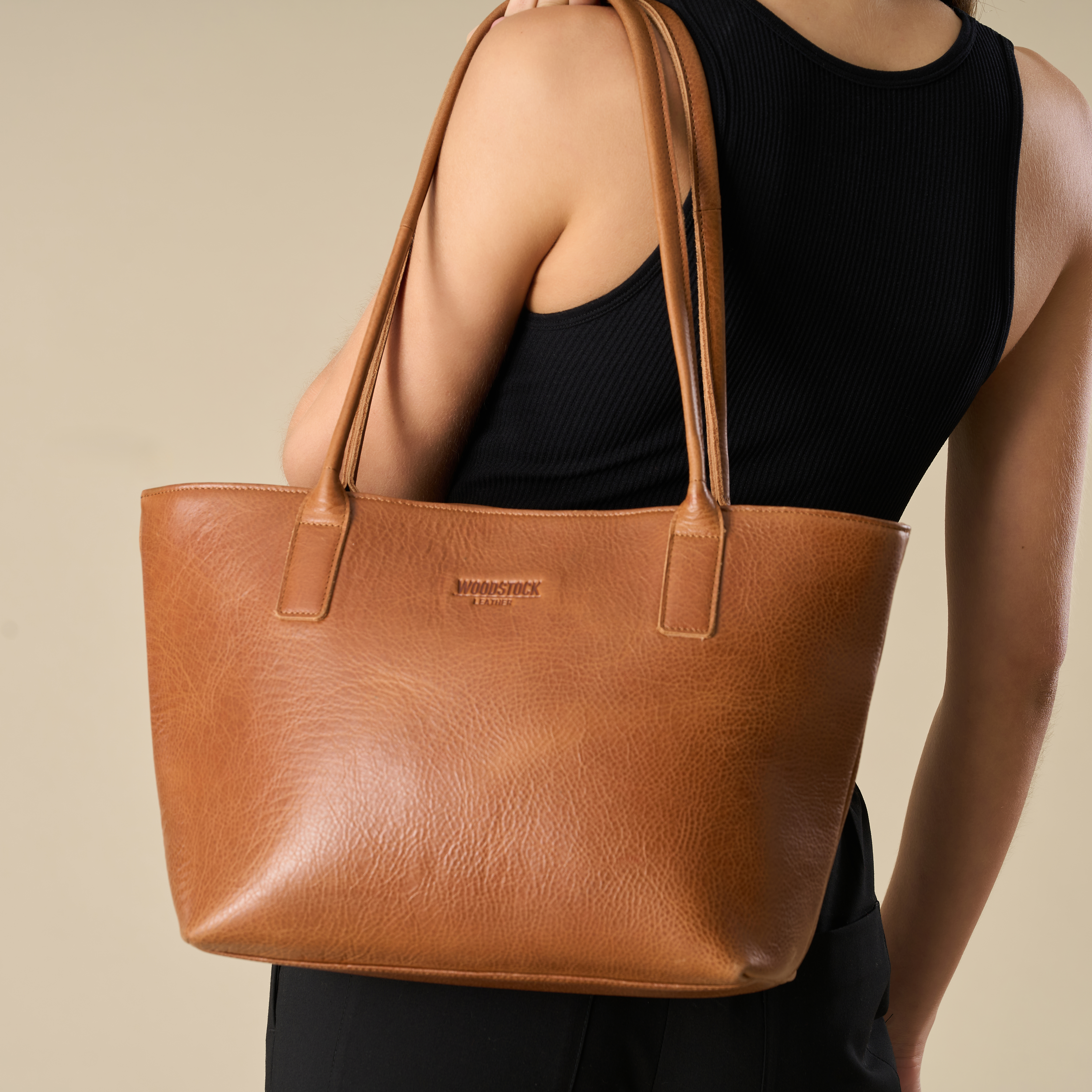 Genuine Leather Blake Tote Bag
