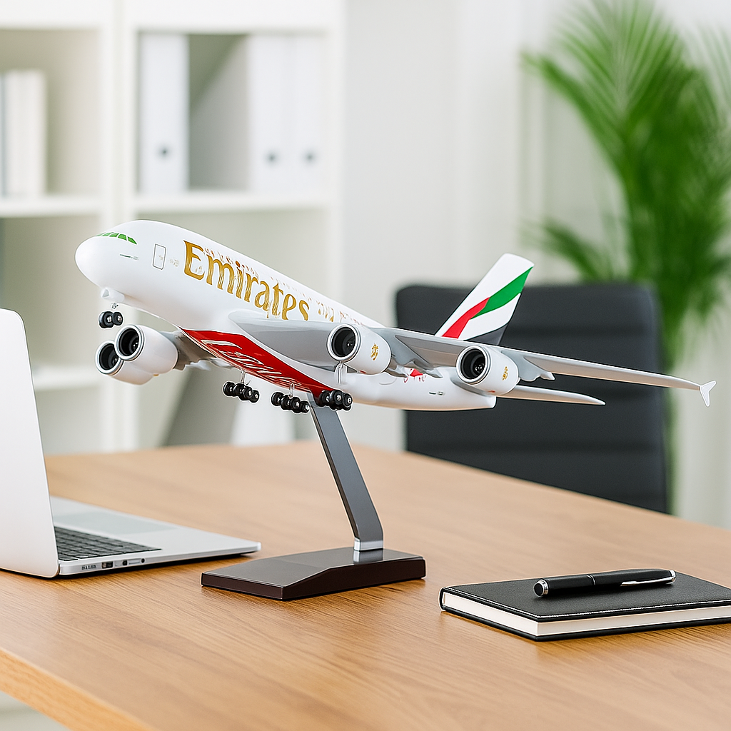 Premium aircraft scale model displayed as a collector piece