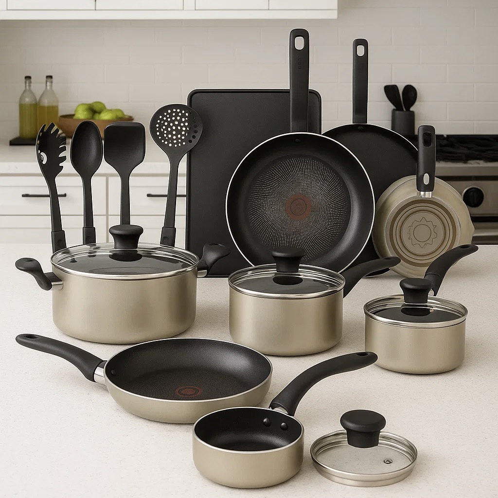 新品未使用 Union Plaza Pan Set Friars Club 3pc. Frying Pan Set (20, 26cm, spatula)- Chelsea (non-stick トランプ