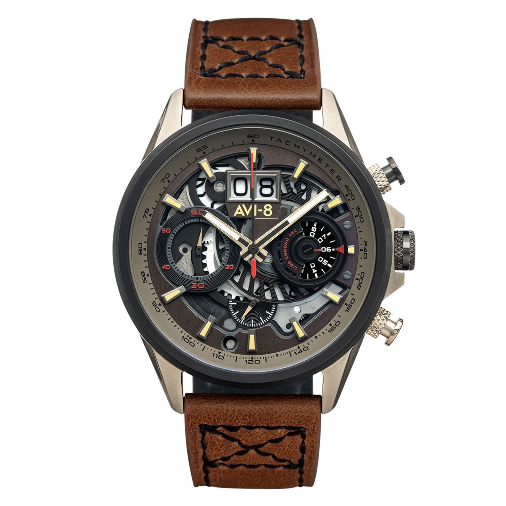 Men's Desert Brown Hawker Harrier Matador Chronograph Watch