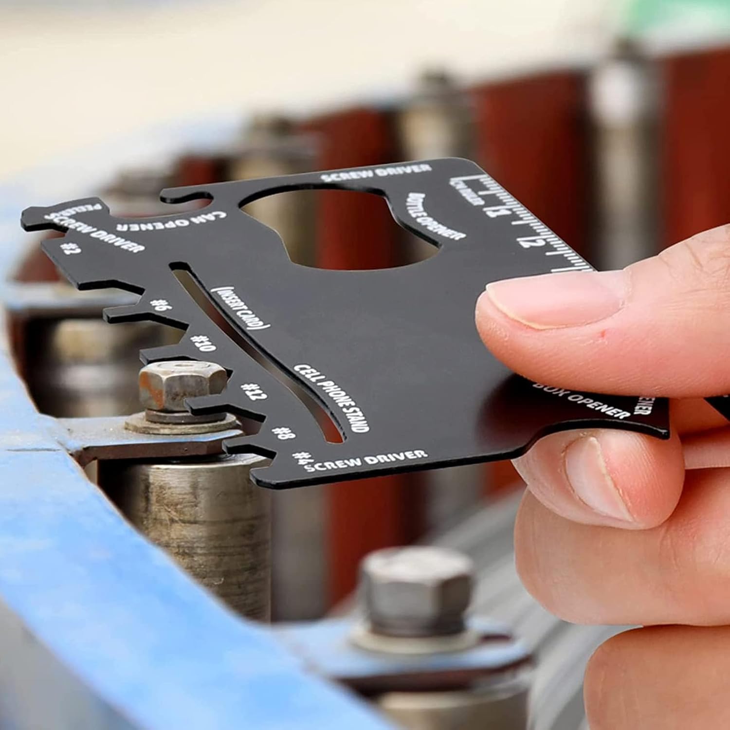 4x 12-in-1 Wallet-Sized Multi-Tool with PVC Sleeves